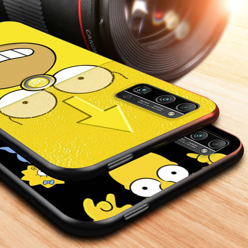 

Christmas Simmpsonn for Honor 8X Max 8A 8 8S 8C 7S 7A 7C Prime Pro 2020 2019 Black Phone Case