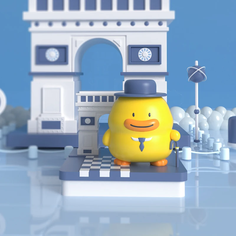 

Blind Box Toys ICARER FAMILYH Travel Around The World Blind Box Guess Bag Caja Ciega Blind Bag Toy for Girls Anime Figures Model