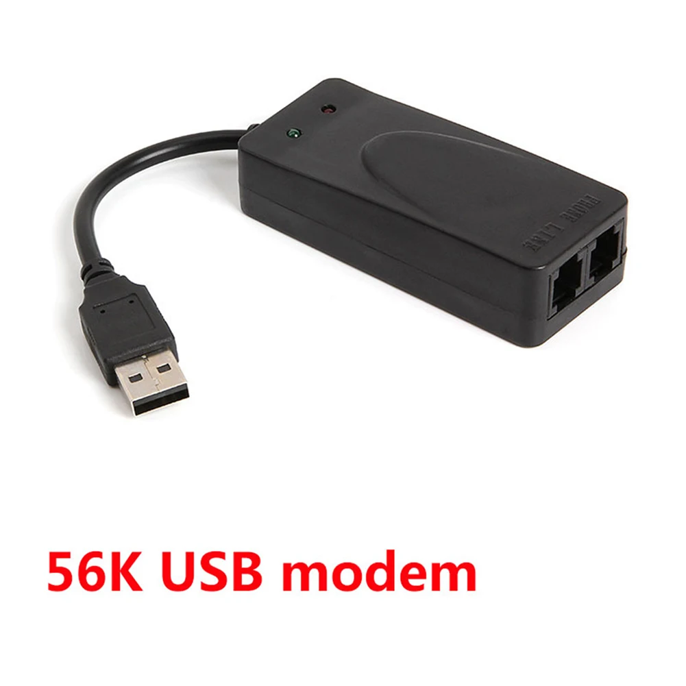 Телефонный факс двухпортовый адаптер для передачи данных 56 K внешний