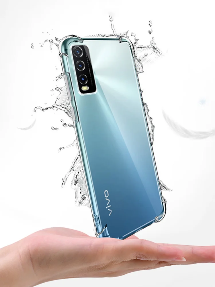 Funda Airbag Shockproof Phone Case for VIVO Y11S Y12S Y20 Y20A Y20G Y20i Y20S Y20SG Y30G 2021 Soft Clear Thin TPU Silicone Cover