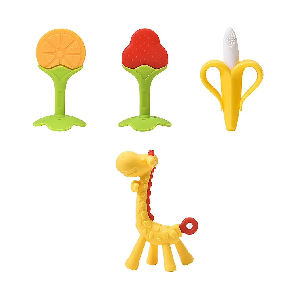 

Baby Silicone Toothbrush Free BPA Safe For Infant And Toddlers Chew Tooth Care Soft Sterilizing Soft Silicone For Infant Kids