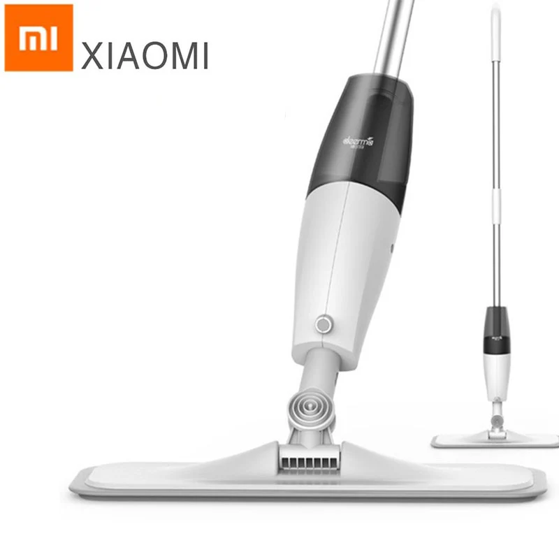 Xiaomi Deerma водоструйный Mijia углеродное волокно почвенный очиститель швабры 360 Вращающийся стержень 350 мл резервуар для воска