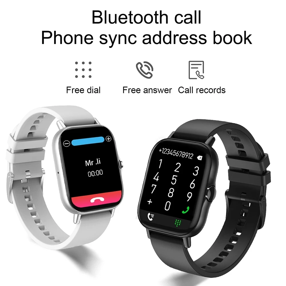 new 1 78 inch bluetooth call smart watch men full touch fitness tracker women gts 2 smartwatch 2021 for xiaomi phone pk p8 plus free global shipping