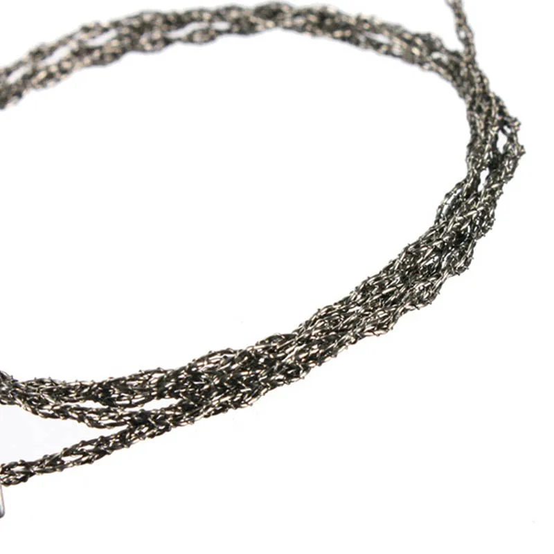 Цепная пила со стальной проволокой портативная ручная цепная для кемпинга и