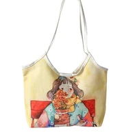 women canvas shoulder bag shakespeare print ladies shopping bags cotton cloth fabric grocery handbags tote books bag for girls