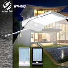 Светодиодный настенный светильник на солнечной батарее, индукционный светильник для сада, включается автоматически, водонепроницаемый, с дистанционным управлением