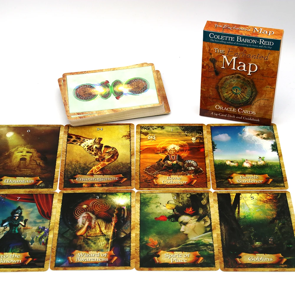 

The Holy Door The Enchanteds Map Oracle Cards English Mysterious Tarot Cards Divination Fate Tarot Deck Board Game Women