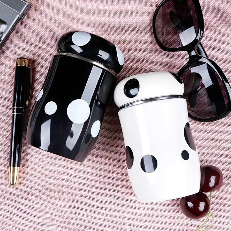 Мультяшная Студенческая изоляционная чашка в виде грибов Женская портативная