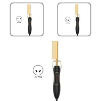 helpful exquisite universal electric electroplating straight hair comb for salon comb straightener hair comb