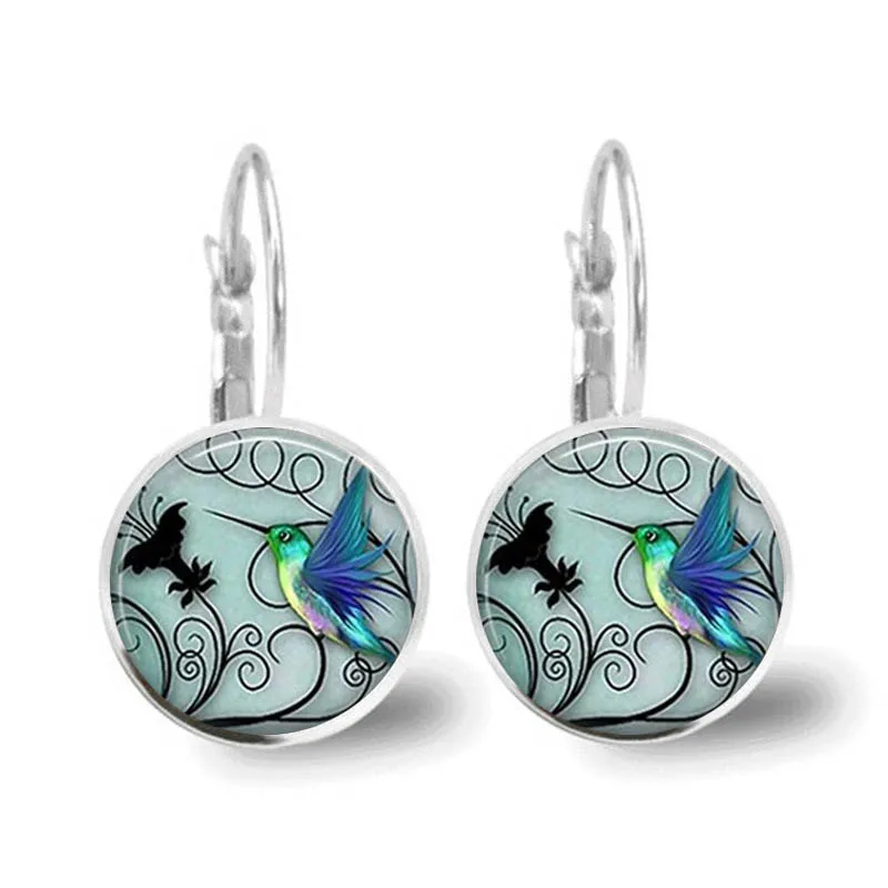 Женские винтажные серьги-гвоздики в виде птиц | Украшения и аксессуары