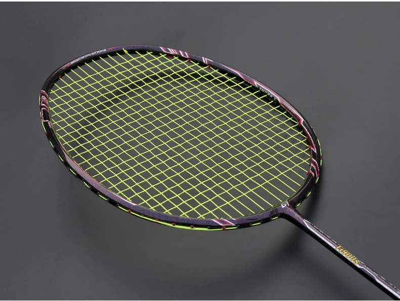 Professional Max 35LBS Ultralight Carbon Fiber Badminton Racket Sports Racquet Training Rackets Free For String Overgrip Bags