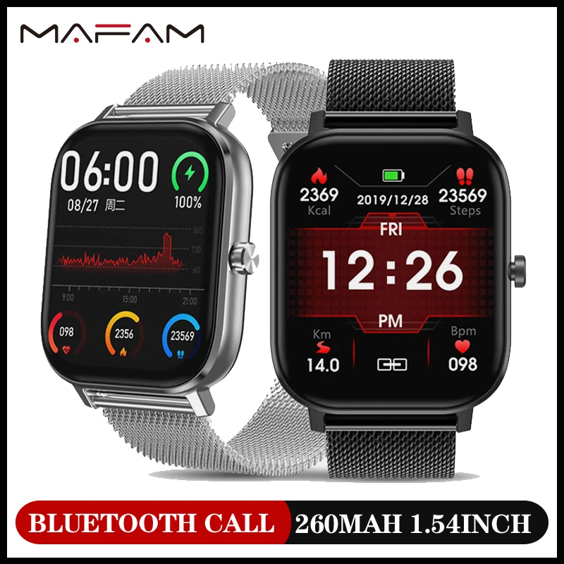 Смарт часы MAFAM DT35 с Bluetooth пульсометром и ЭКГ|Смарт-часы| |