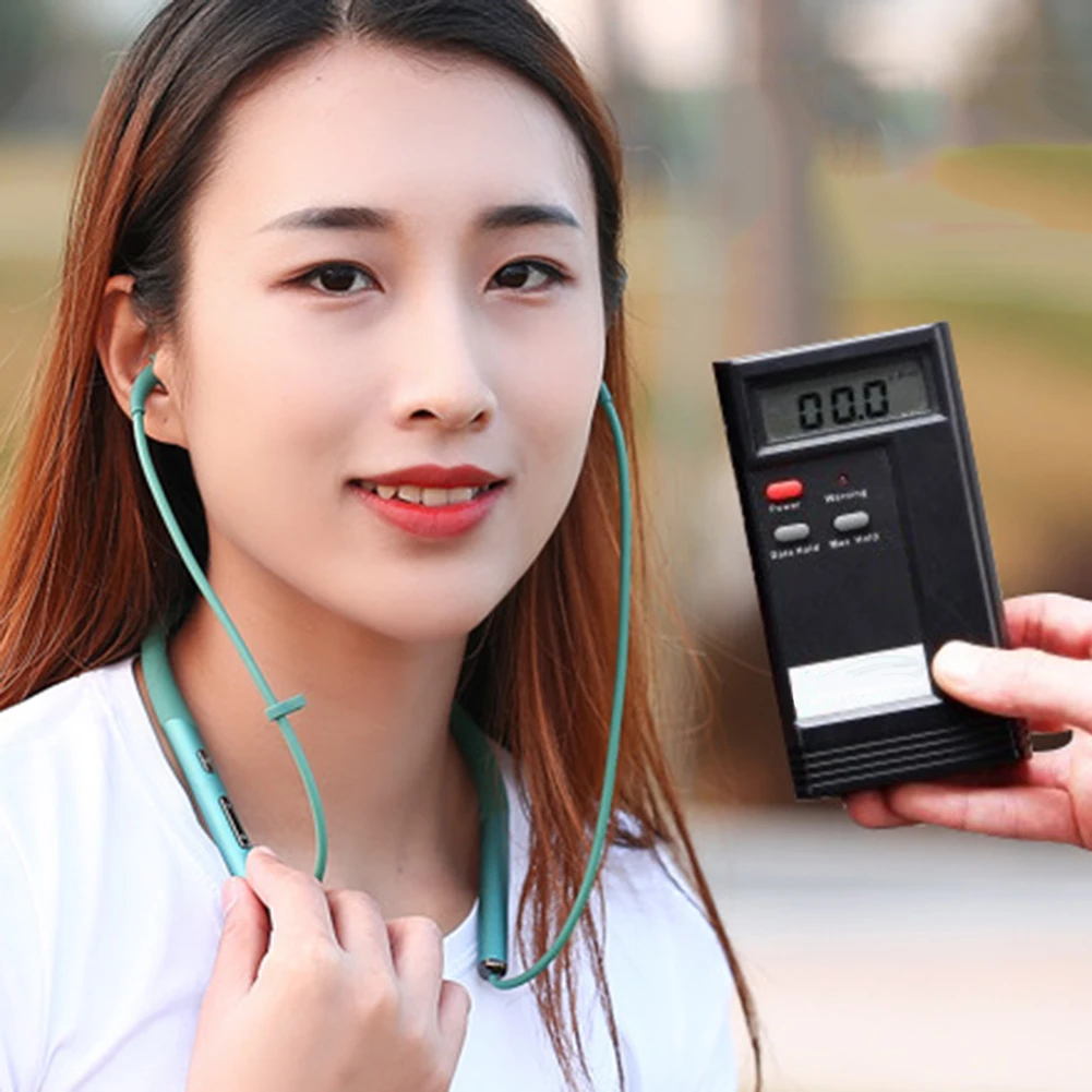 Portable Radiation Protection Magnetic Bluetooth-compatible Sports Earphones Neck Hanging Stereo Music Headsets | Электроника