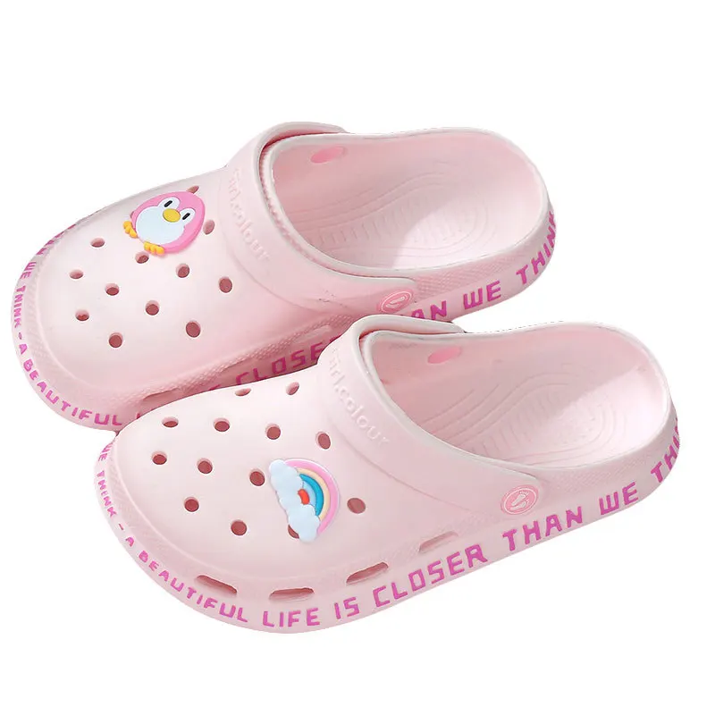 Сандалии женские с перфорацией босоножки желтого цвета Кроксы повседневная