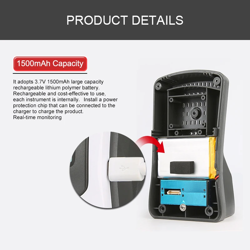 Цифровой детектор качества воздуха Φ A37 внутренний/наружный тестер HCHO и TVOC