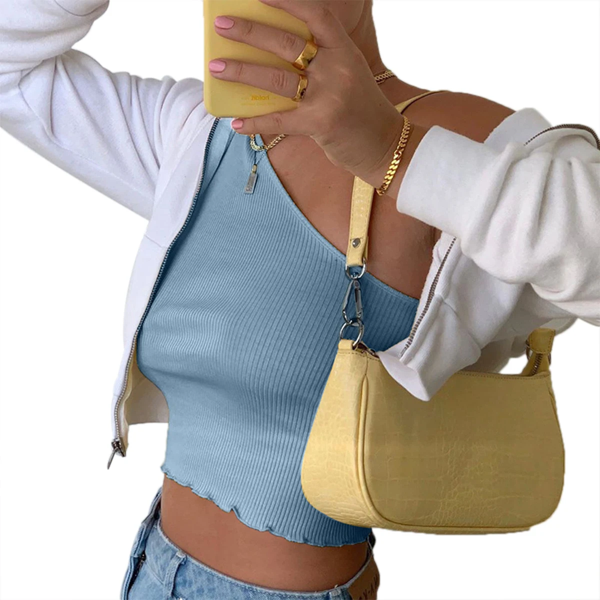 Новое поступление женские летние косая майка с открытыми плечами женский