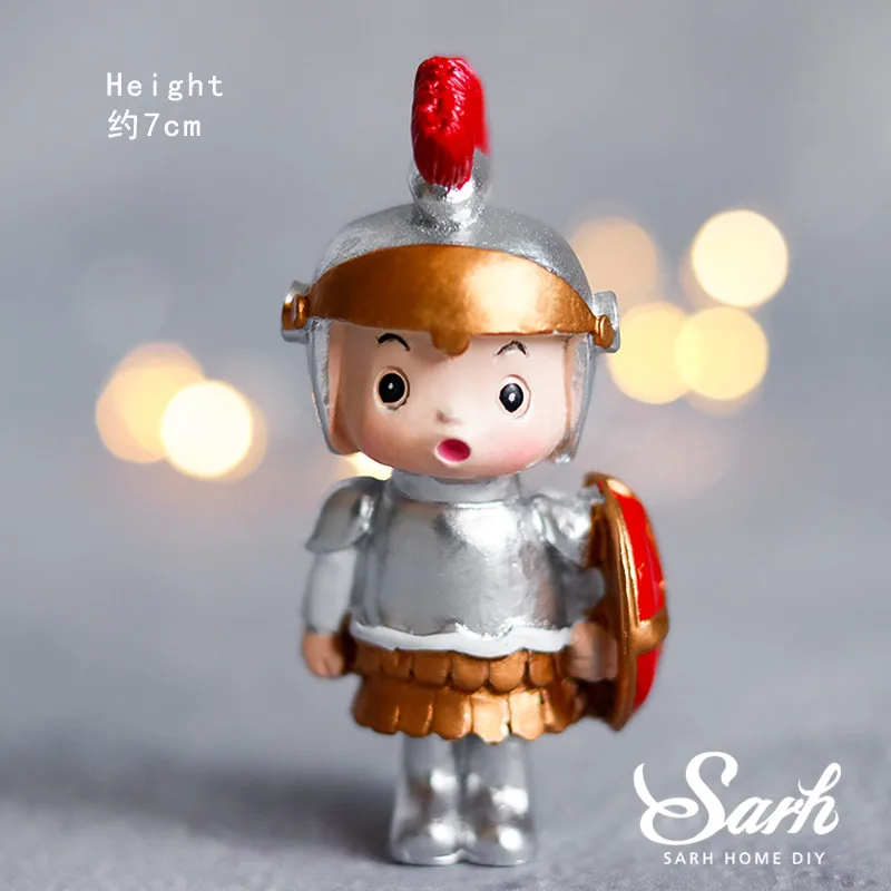 Red knight Knight and Pegasus Unicorn Horse Cake Toppers for Birthday Party Decoration Kid Baby Shower Supplies Wedding Baking Love Gifts - Цвет: Red knight