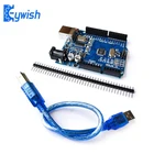 Keywish для Arduino One Set для Arduino R3 ATMEGA328P-AU CH340G USB-кабель ATMEGA328P-AU макетная плата