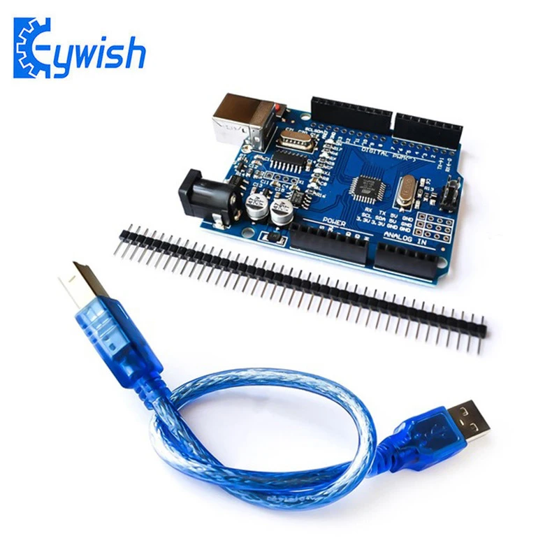 Keywish для Arduino One Set R3 ATMEGA328P-AU CH340G USB кабель разработки | Электронные компоненты и