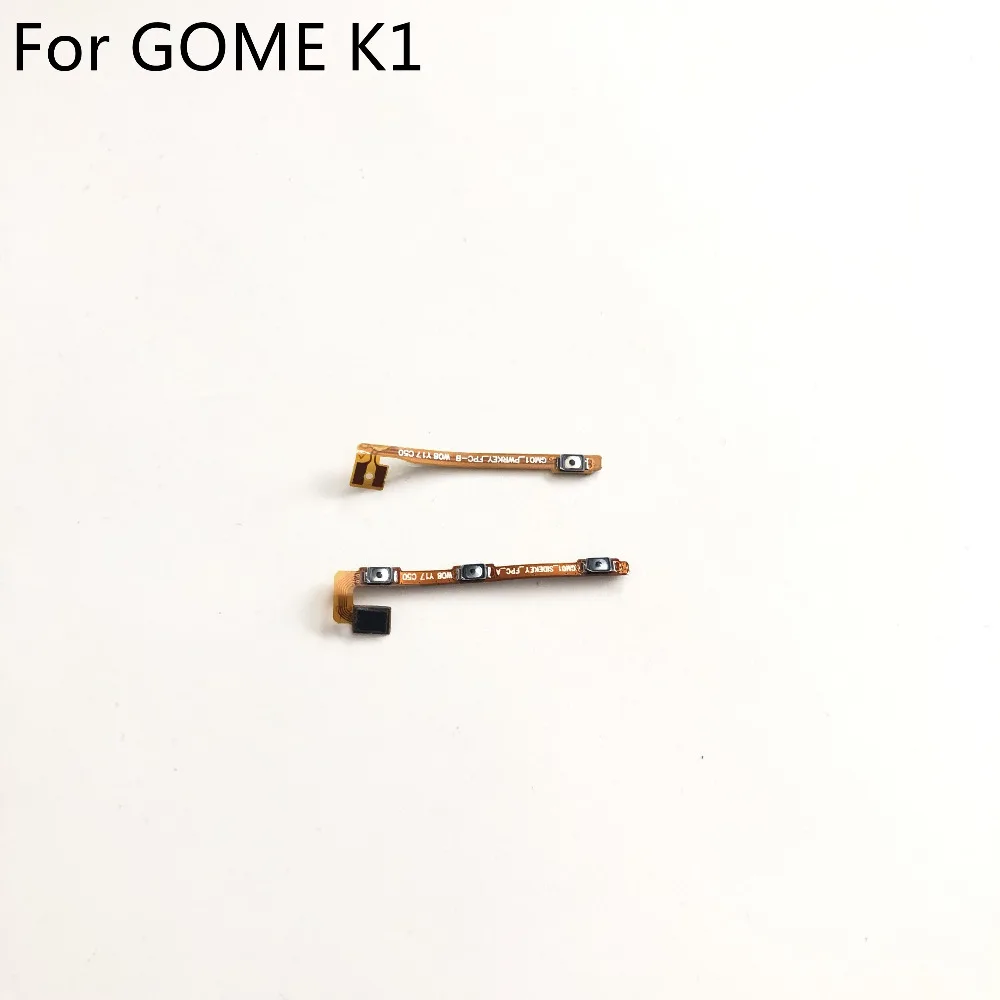 Пойдем K1 б/у Мощность вкл/выкл кнопка+ клавиша регулировки громкости гибкий кабель FPC+ ярлык ключ гибкий кабель FPC для GOME K1 MTK6757 8-ядерный 5,2 ''чехол для телефона