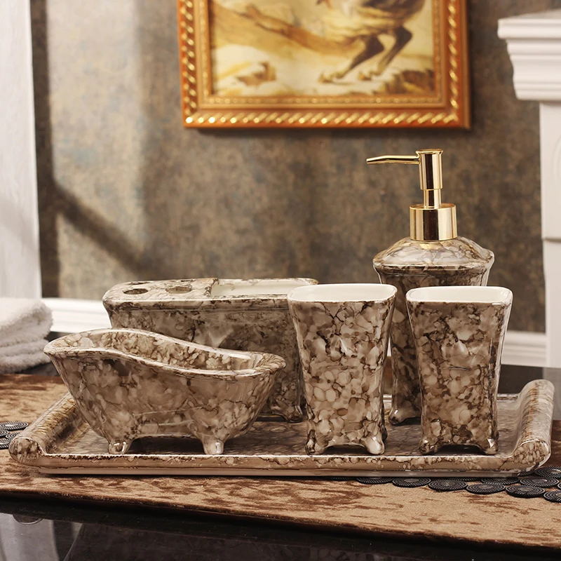 Ванная комната 5 туалет люкс европейский туалетная бумага аксессуары Bathom набор