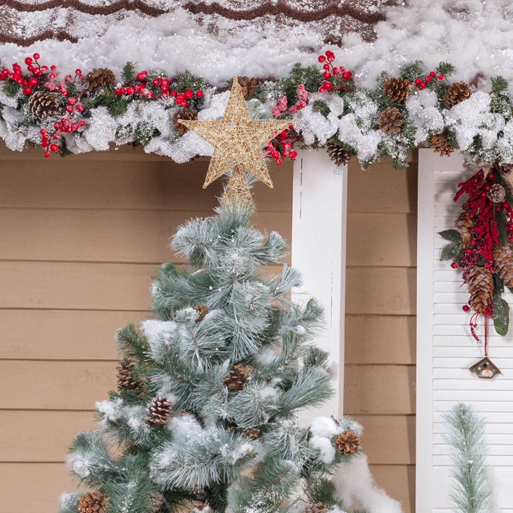 

Рождественские украшения, подвеска в виде звезды с пятью звездами для рождественской елки