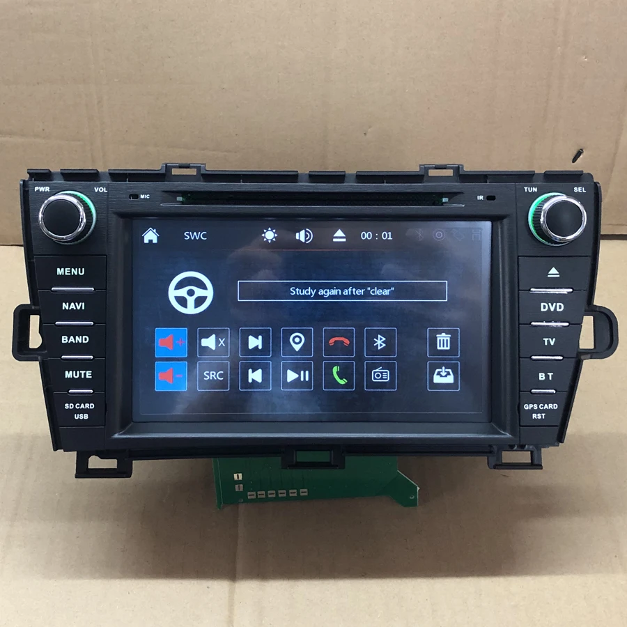 BYNCG 8inch 2Din Car DVD Player FOR TOYOTA prius 2009 2012 GPS Navigation in Dash PC Stereo TV gps Radio BT SD USB|Автомагнитолы| |