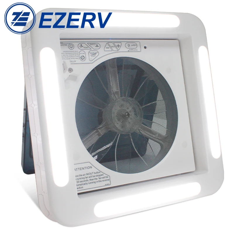 

11'' CE remote control vents 12V RV fan with LED window Vehicle ventilating fan motorhome travel trailer camper van accessories