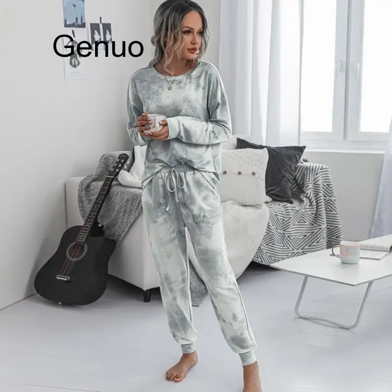 Женский спортивный костюм женский постепенно меняющие цвет вареный с