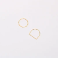 korean style free shipping simple thin minimalist flower shape d matching ring for women modern designer jewelry valentines day
