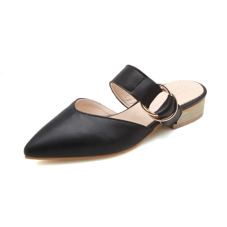 Сандалии женские на высоком каблуке босоножки с острым носком пуговицах Туфли