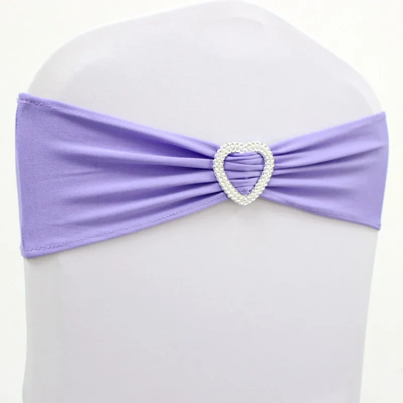 50 шт. лайкра стрейч на стул бант эластичный спандекс повязка Лента Галстуки с