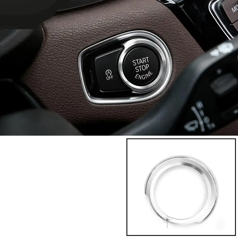 Автомобильная декоративная хромированная кнопка автоматического зажигания