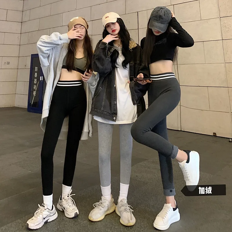 Реальная цена реальные леггинсы Женская верхняя одежда осень и зима флисовые