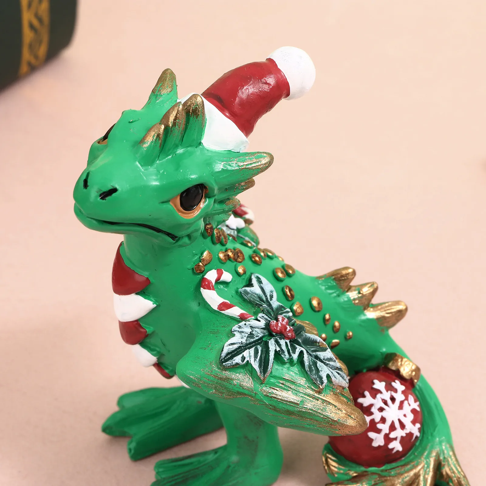 

Christmas Toys&Gifts Santa Decoration Baby Kids Resin Dragons Ornament With Lanyard Christmas Children Gifts Drop Shipping!