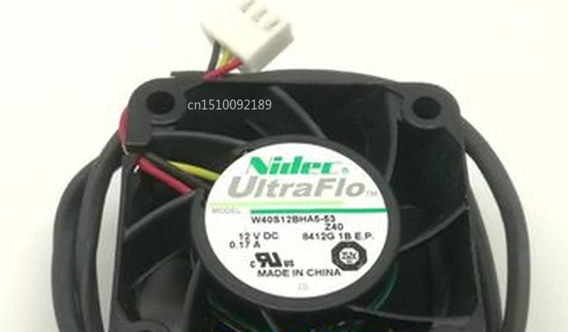 

Genuine W40S12BHA5-53 4028 4CM cm Double Ball Cooling Fan 12V