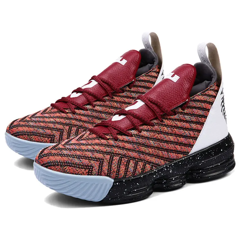 orange red Парные баскетбольные кроссовки Jordan мужские баскетбольные кроссовки Lebron амортизирующие кроссовки James Уличная обувь унисекс 21 цвет на выбор - Цвет: orange red