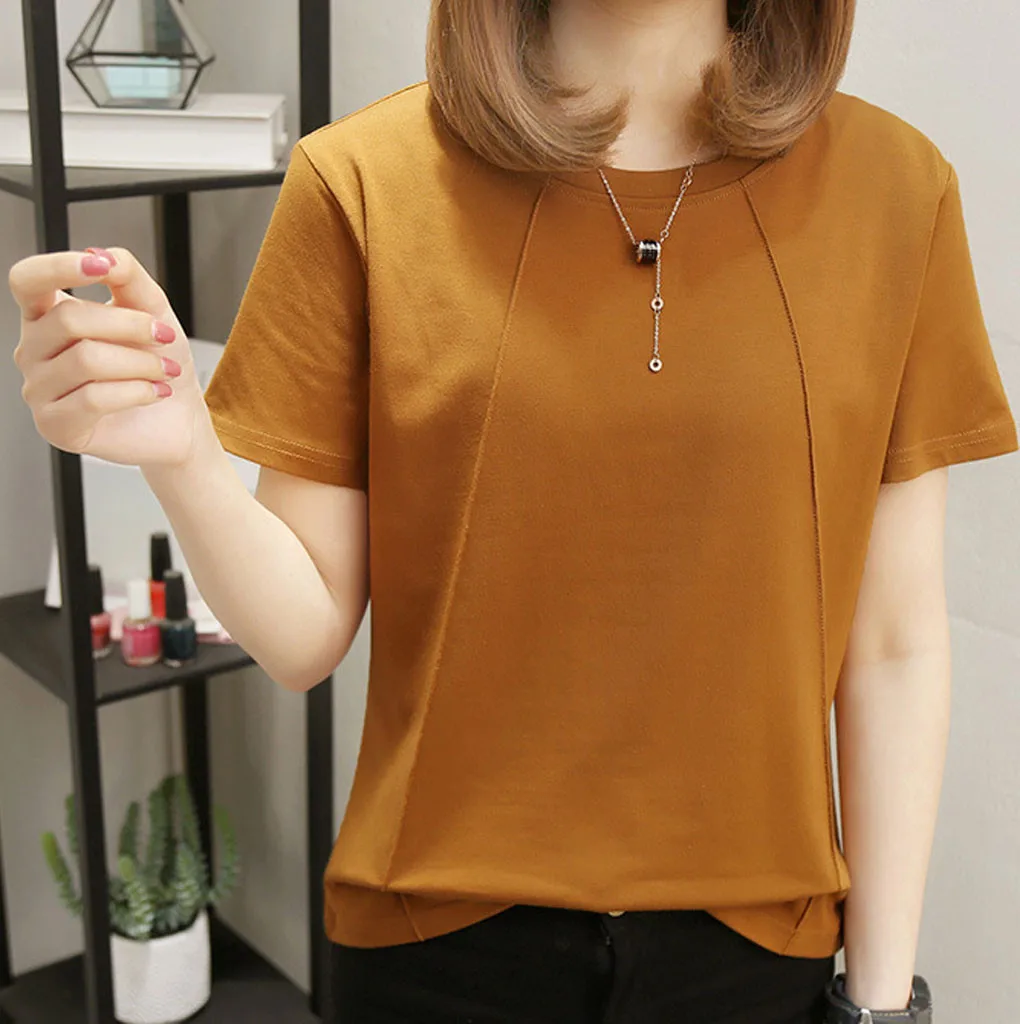 Новая модная женская футболка из чистого хлопка с коротким рукавом Befree женские