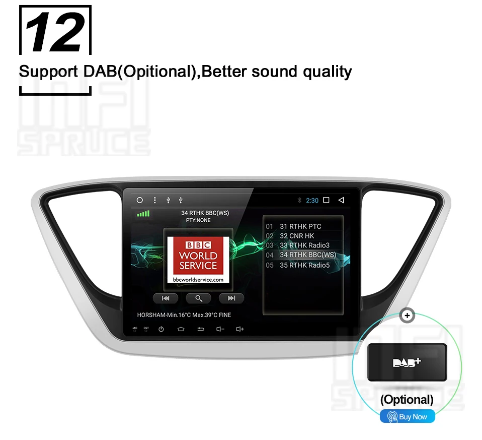 32G PX30 infispruce автомобильный DVD gps для hyundai Verna Solaris " Android 9,0 автомобильный ПК головное устройство 1024*600 Автомобильная Радио Навигация