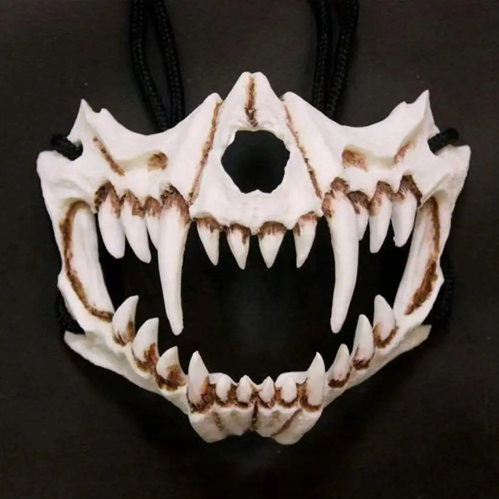 

Halloween Japanese Writer Mask Mi And Two-dimensional Costume Cosplay Dragon God Tiger Yasha Tengu Mask Props