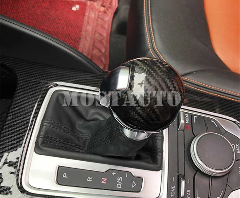 Центральная консоль для Audi A3 S3 из углеродного волокна ручка переключения передач