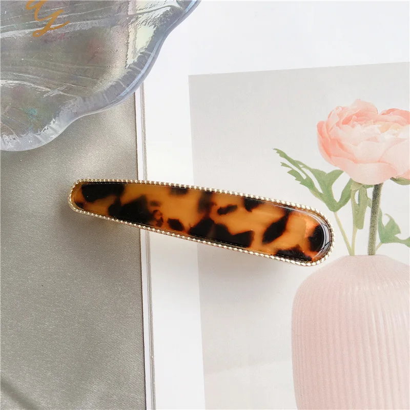 

Fashion New Water Drop Acetate Hair Clip For Women Classic Elegant Barrettes Hairpins Trendy Girls Hair Accessories Head Wear
