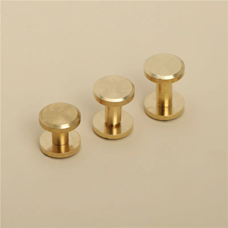 10*7*4 мм двойной плоский кошелек сумка латунь ремень винтовая заклепка Сделай Сам