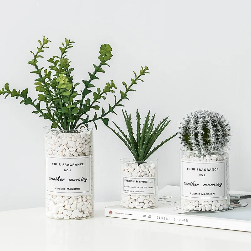 Скандинавский стиль INS имитация горшок для кактуса украшение растений мелкие