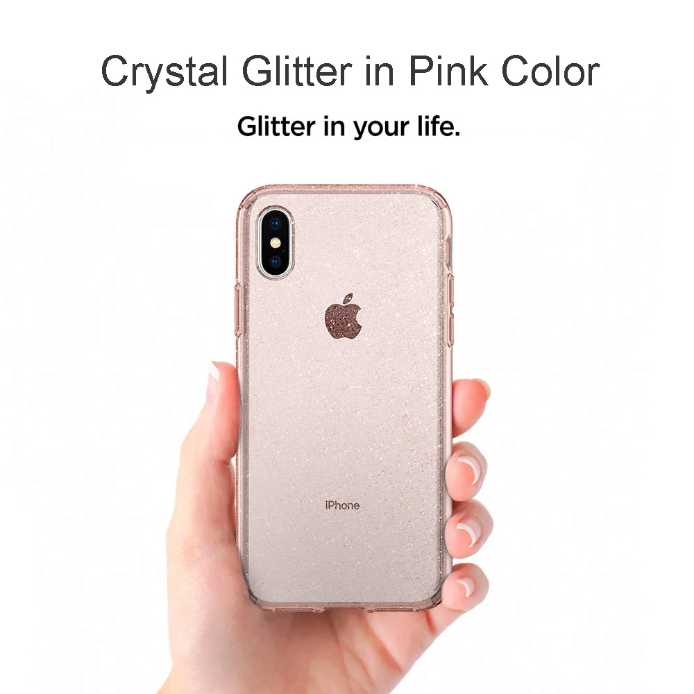 Esobest розовый чехол с жидким блеском для iPhone 11 pro x xs max xr блестящий iphone 6 7 8 plus