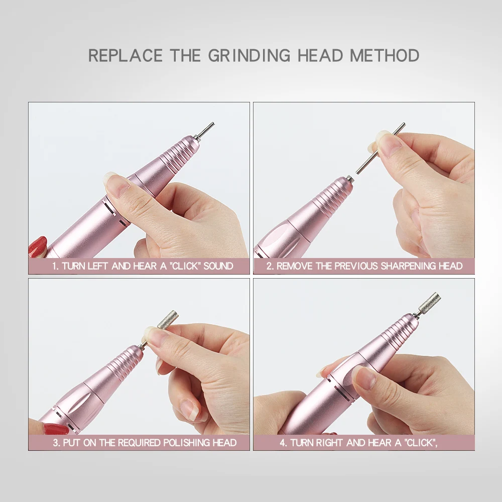 Профессиональная машинка для маникюра фрезер дизайна ногтей Шлифовальная Пилка