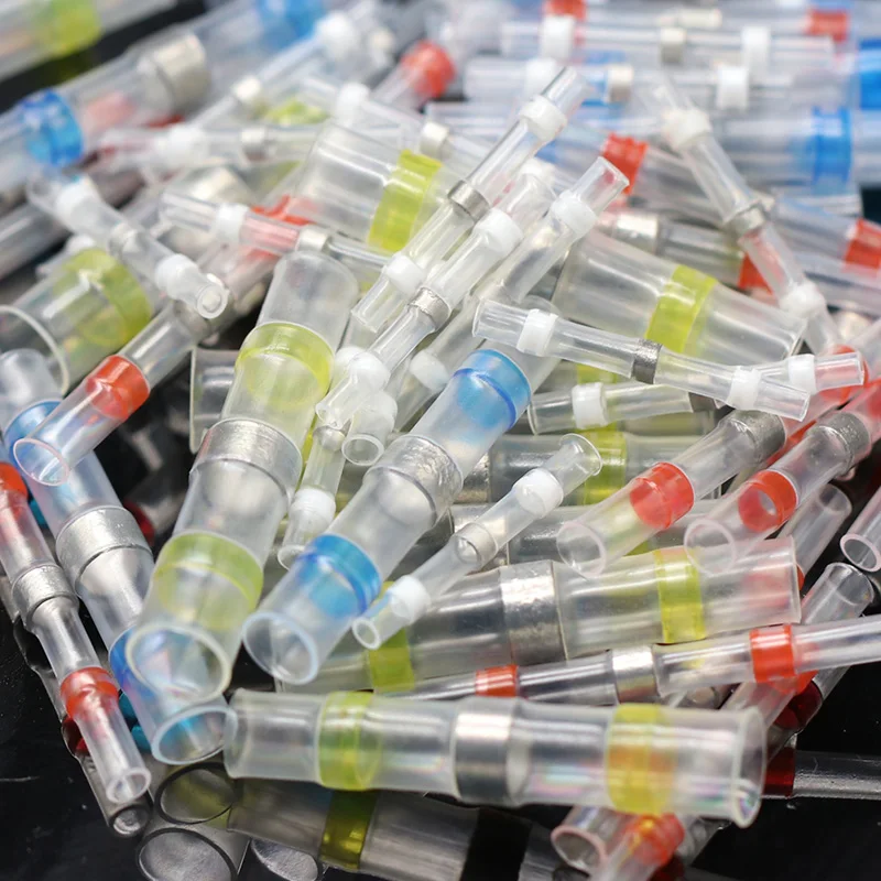 

10/20/50PCS White Solder Seal Wire Connectors 3:1 Heat Shrink Insulated Electrical Wire Terminals Butt Splice Waterproof