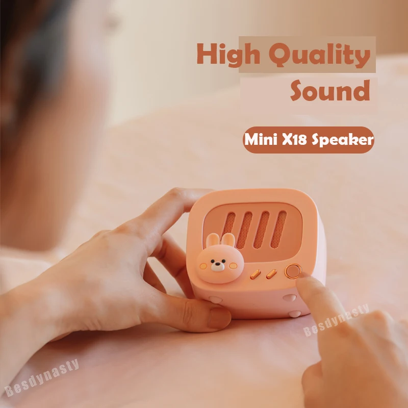 Новый милый Домашний Мини Портативный беспроводной Bluetooth динамик s стерео бас HIFI