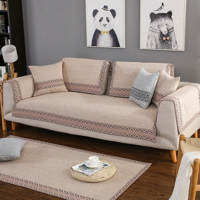 Нескользящий чехол для дивана накидка в Европейском стиле 6 цветов украшения