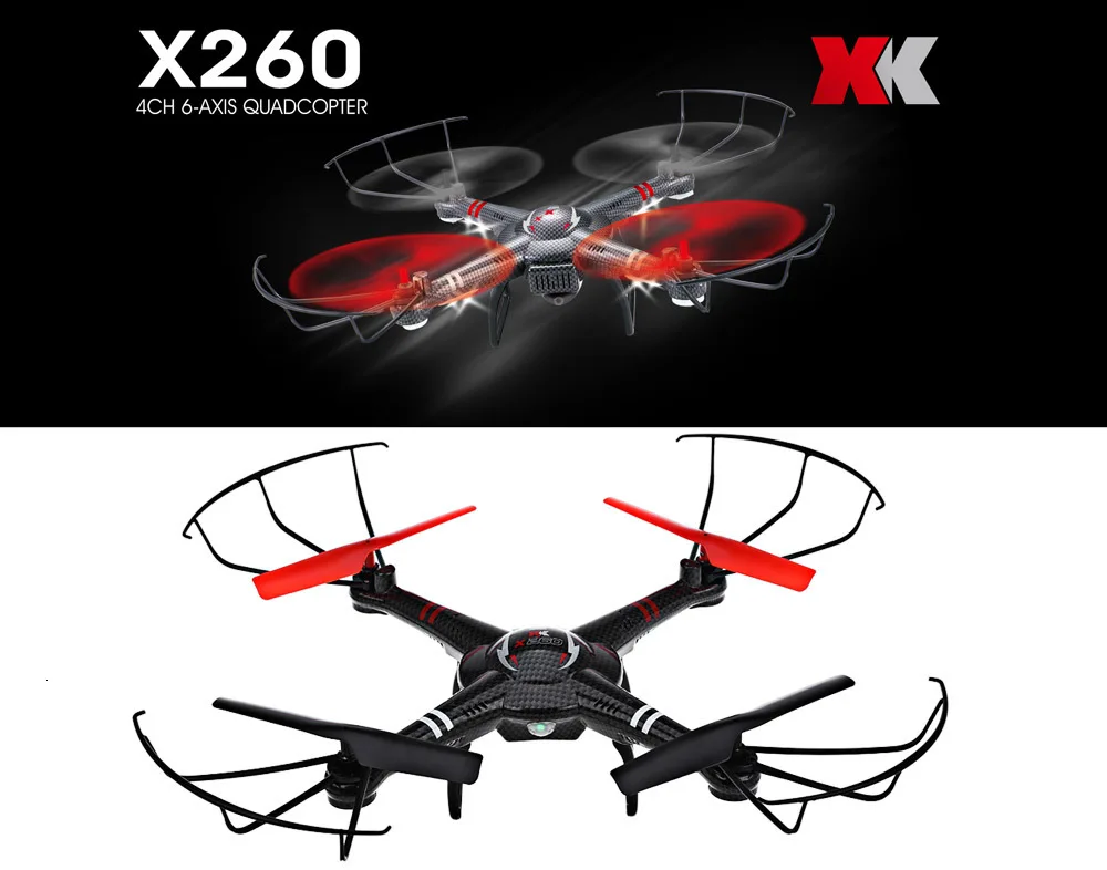 WLtoys XK X260 Профессиональный RC дроны 5,8 ГГц 4CH 6-осей гироскопа RTF Квадрокоптер с дистанционным управлением «Безголовый» режим автоматического возврата Дрон игрушка